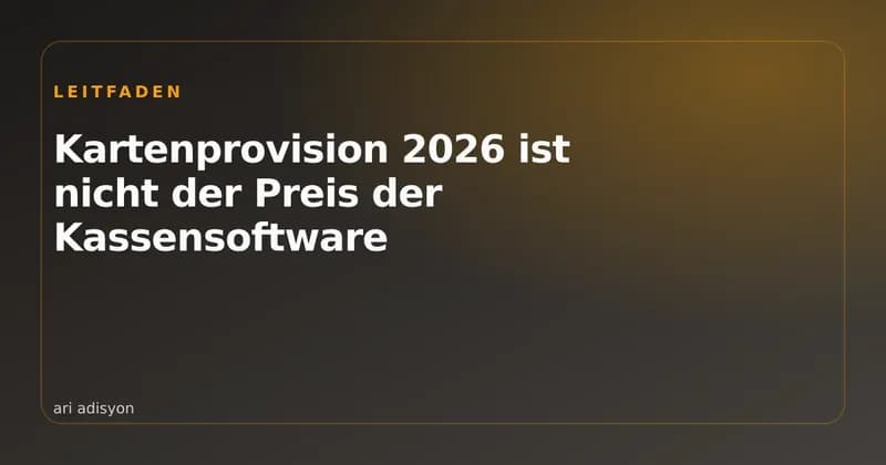 Vergleich von Bankkartengebühr und Software-Abo