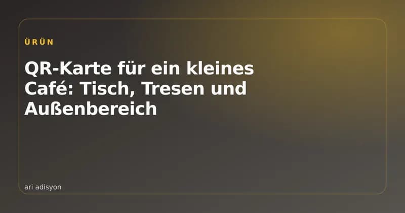 Gast öffnet eine QR-Karte an einem Gartentisch