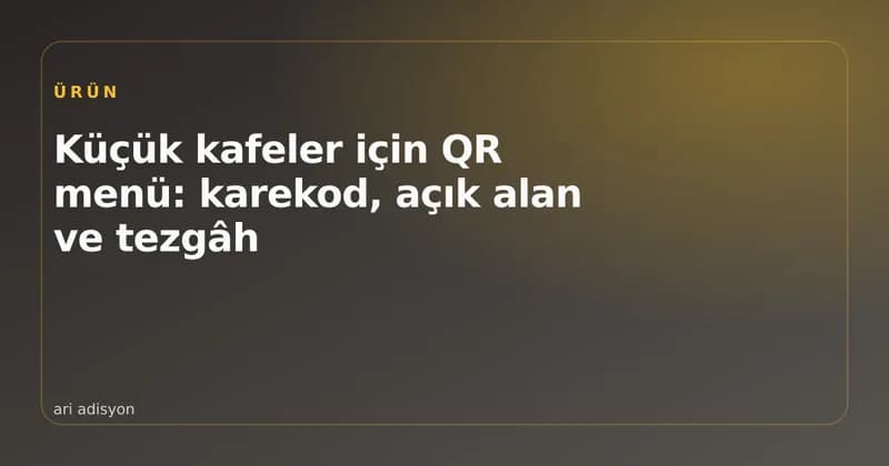 Bahçe masasında karekod menüyü telefonla açan misafir
