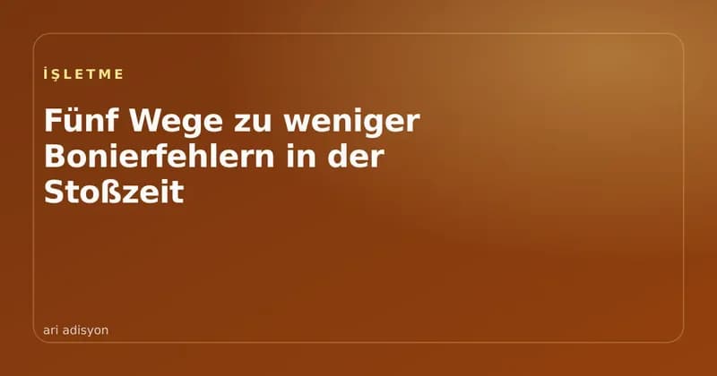 Kellner, der im laufenden Service auf einem Tablet boniert