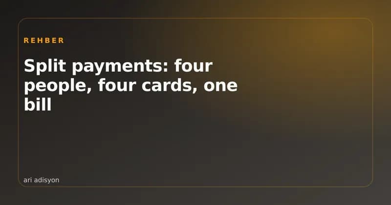 A cashier taking multiple cards for one restaurant bill