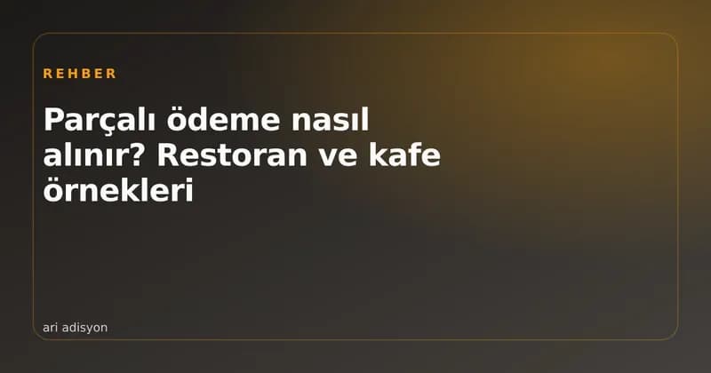 Kasada çoklu kart ve parçalı ödeme ekranı