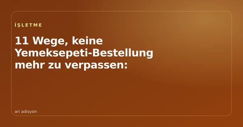 Titelbild zur Steuerung von Lieferbestellungen in der Stoßzeit