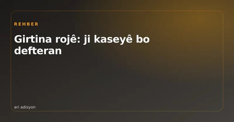 Ekrana rapora firotanê ya dawiya rojê