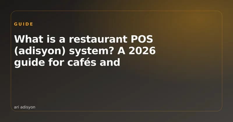 An order travelling from the waiter's tablet to the kitchen printer